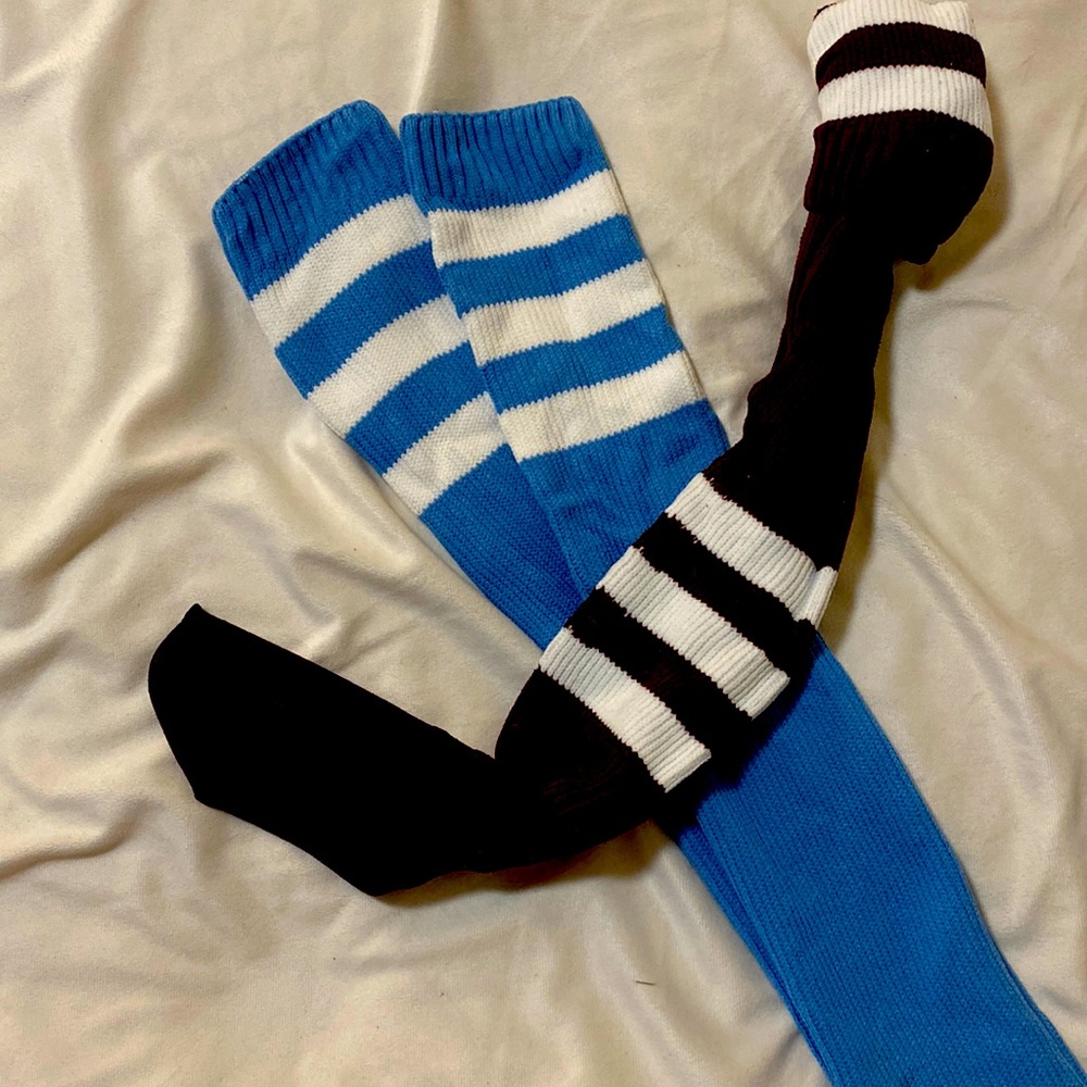 Above Knee Stripe Socks